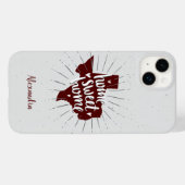 Aggies Maroon Home Sweet Home - Texas Case-Mate iPhone Case (Achterkant (horizontaal))