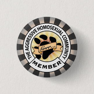 Aggressief Beer badge Ronde Button 3,2 Cm