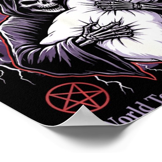 Aggressive Napng Funny Heavy Metal Grim Reaper Sle Poster (Hoek)