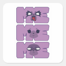 Aggrestuko! Gezichten Sticker