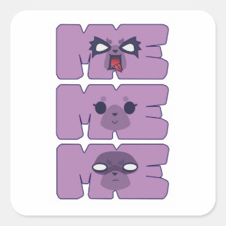 Aggrestuko! Gezichten Sticker