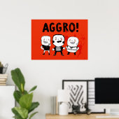 AGGRO Boys vrezen niet! Poster (Thuiskantoor)