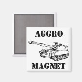 Aggro Magnet Magneet (Voorkant / Achterkant)