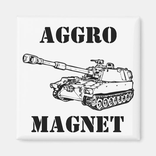 Aggro Magnet Magneet (Voorkant)