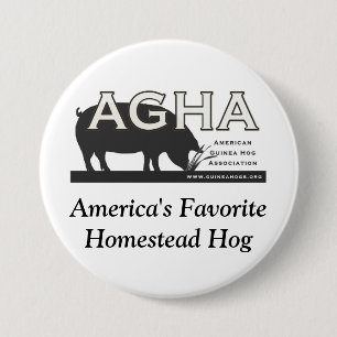 AGHA Homestead Hog Button 3"