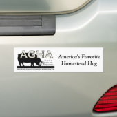 AGHA-New Logo Bumpersticker (Op auto)