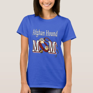 Aghan Hound Dog Mam T-shirt