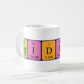 Ägidius nom de table périodique mug (Devant gauche)