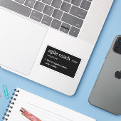 Agile Coach Funny Sticker (Laptop met iPhone)