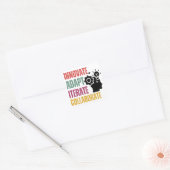 Agile Mindset Core Principles Positief Denken Vierkante Sticker (Envelop)