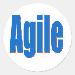 Agile Ronde Sticker