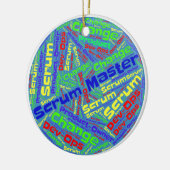 AGILE SCRUM-DESIGN KERAMISCH ORNAMENT (Links)