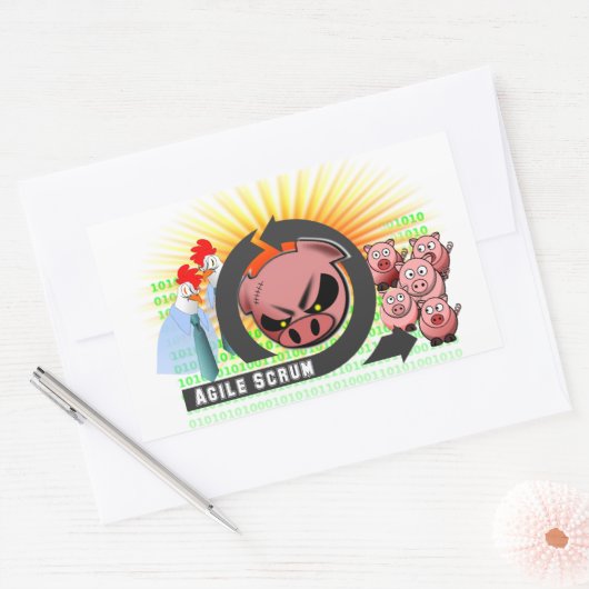 Agile Scrum Sticker - ! (Envelop)