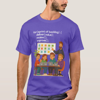 Agile Sprint Loop – Programmer T-Shirt