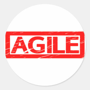 Agile Stamp Ronde Sticker