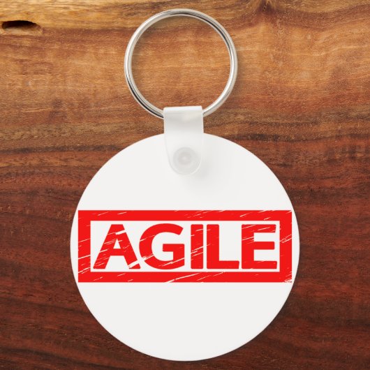 Agile Stamp Sleutelhanger (Achterkant)