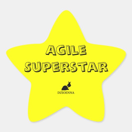 Agile Superstar Stickers (Voorkant)