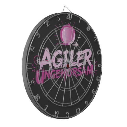 Agiler Ungehorsam Dartbord (Voorkant Links)