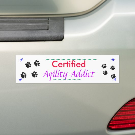 Agility Addict Bumpersticker (Op auto)