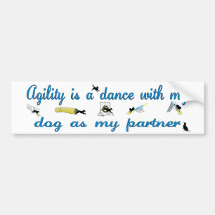 Agility Dance Bumpersticker