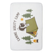 Agility Dog Cute Border Collie Camp Custom Badmat (Voorkant Verticaal)