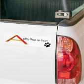 Agility Dogs op Tour Bumpersticker (Op Truck)
