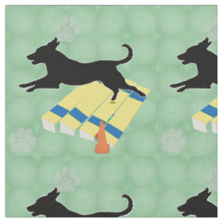 Agility - Schaduw Hond Over Long Jump Stof