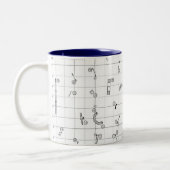 Agility Themed Course Map Mug (Gauche)