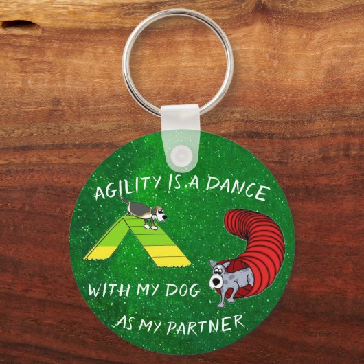 Agility themed Keychain (Voorkant)