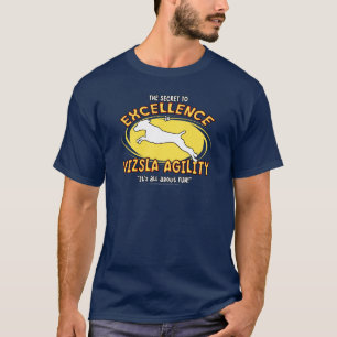 Agility Vizsla Secret Dark TeeShirt T-shirt