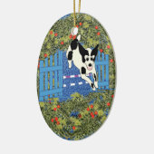 Agility Wreath Keramisch Ornament (Links)