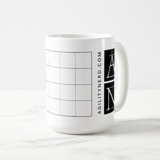 AgilityNerd Cours Designer Mug (Devant droit)