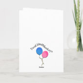 Aging Monkey Verjaardag Kaart (Achterkant)