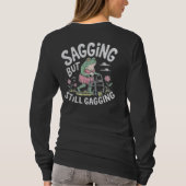 Aging With Attitude green frog T-shirt (Achterkant)