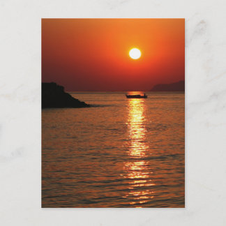 Agios Nikolaos zonsopgang, Kreta Briefkaart