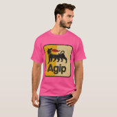  Agip-Logo-Poster T-shirt (Voorkant volledig)