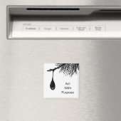 "Agir avec but" Motivational Fridge Magnet (In Situ (Lave-vaisselle))