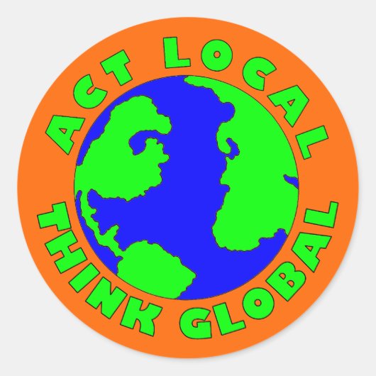 Agir Sticker Global Penser Local (Devant)