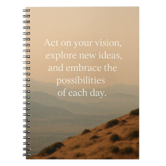 Agir sur votre journal de notes de vision (Devant)