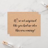 Agissez maintenant carte à plat de la proposition  (Devant/Arrière en situation)