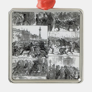 Agitatie van de Ierse Liga Metalen Ornament