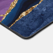 Agitation bleue/Turquoise/violette avec veines or (Coin)