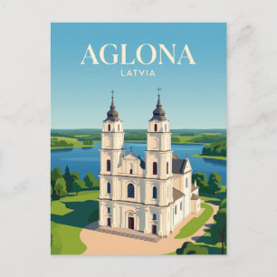 Aglona Basiliek Letland Briefkaart