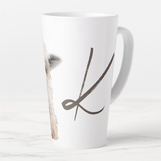 Agneau à mouton Ewe Visite Laine Knitters Mug (Angle droit)