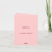 Agneau avec deux bébés cardinaux carte pour notes (Dos)