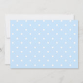 Agneau bébé garçon douche Invitations (Dos)