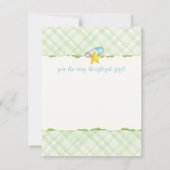 Agneau couché et homme dans la lune bébé Merci Not (Dos)