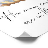 Agneau de bébé - devinez combien de bonbons Poster (Coin)