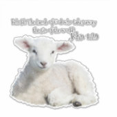 Agneau de Dieu Sticker Patch (Devant)