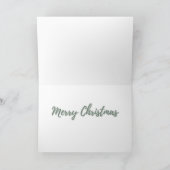 Agneau de Noël de Dieu Carte de voeux (Intérieur)